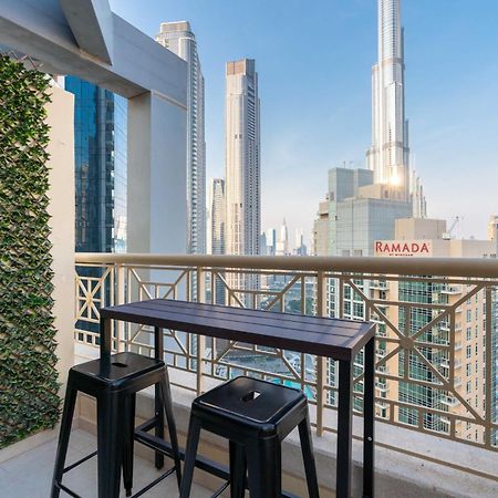 Luxury 2Br Downtown Apt With Burj Khalifa Views Dubai Exterior foto